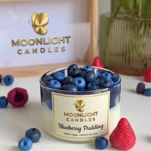 Blueberry Pudding candle